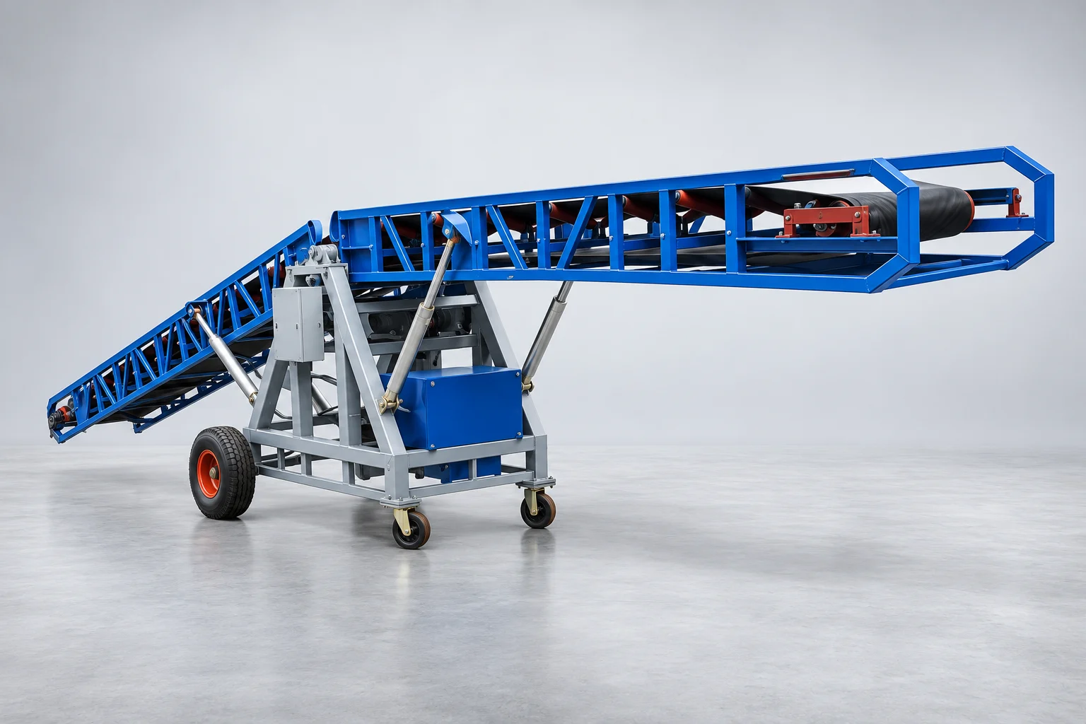 Elevating belt conveyors, Equipment overview