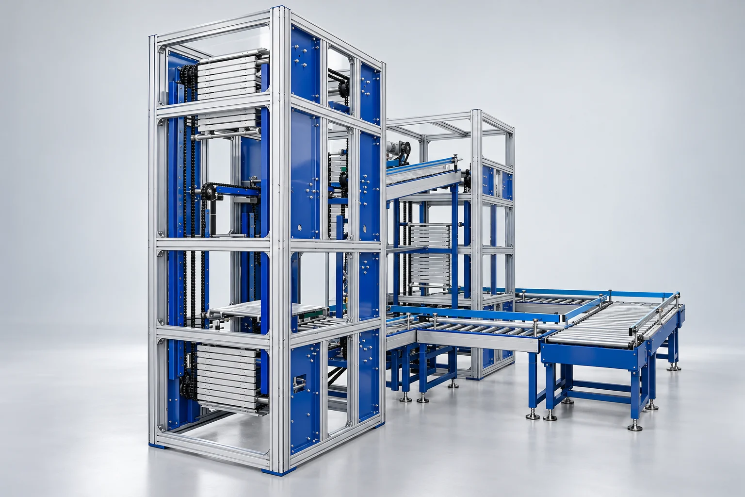 Vertical conveyors, Equipment overview